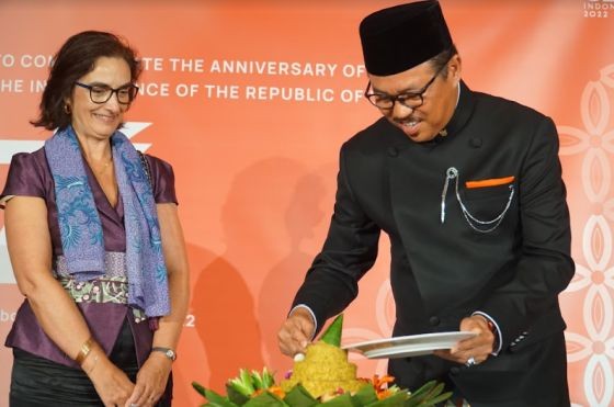 Resepsi Diplomatik KBRI Lisabon, Portugal, memperingati HUT ke-77 RI (Foto: KBRI Lisabon)