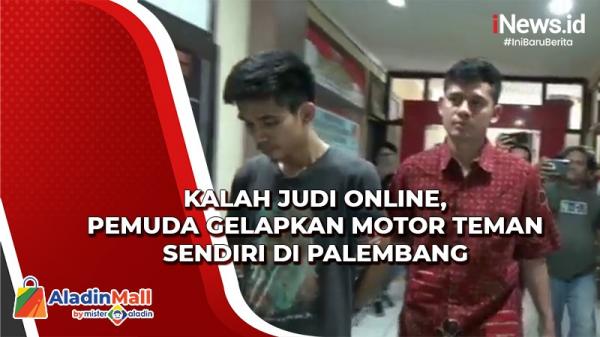Motor Teman Sendiri Digelapkan Gegara Kalah Judi Online di Palembang