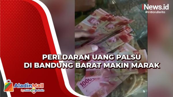 Edarkan Uang Palsu, 2 Pelaku Ditangkap saat Transaksi di Bandung Barat