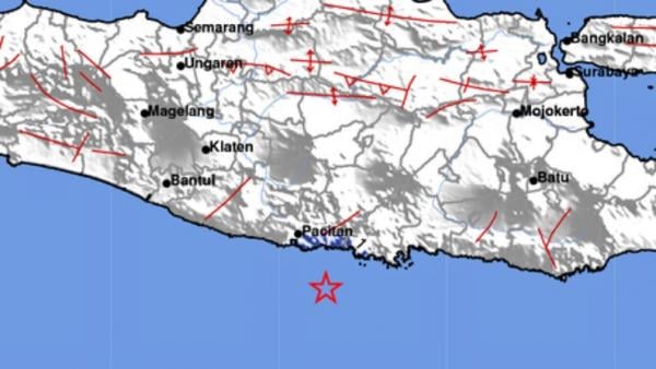 Gempa Terkini Magnitudo 3,8 Guncang Pacitan Jatim