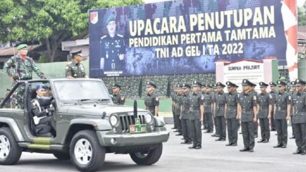 Pangdam Merdeka Minta 145 Tamtama Baru Dilantik Tak Lupakan Jati Diri Prajurit TNI