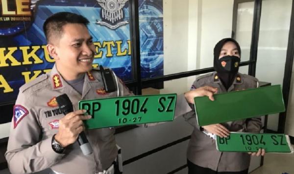 Polda Kepri: Pelat Nomor Kendaraan Warna Hijau Berlaku di Batam, Bintan dan Karimun