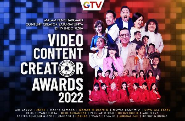 Hari Ini! Ari Lasso, JKT48, Happy Asmara hingga Novia Bachmid Ramaikan Puncak Penghargaan Prestisius Video Content Creator Awards 2022