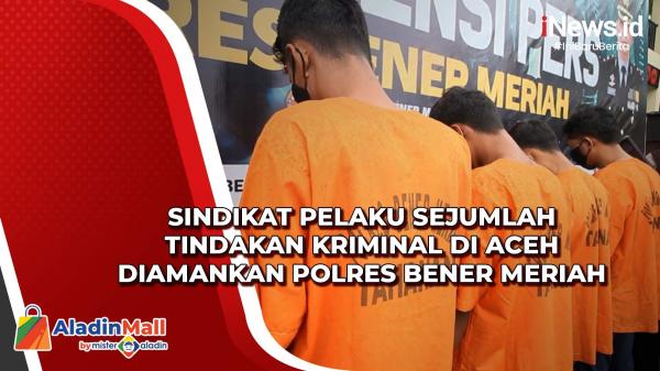 Sindikat Pelaku Sejumlah Tindakan Kriminal di Aceh Diamankan Polres Bener Meriah