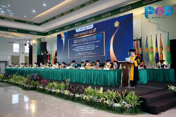 Ubhara Jaya gelar Dies Natalis ke-27 dan wisuda. (Foto: dok Ubhara Jaya)