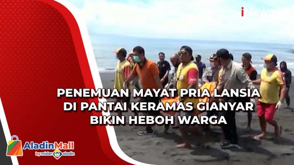 Penemuan Mayat Pria Lansia di Pantai Keramas Gianyar Bikin Heboh Warga