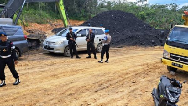 Polisi Gerebek Tambang Batu Bara Ilegal di Dekat Kawasan IKN Nusantara, 3 Pelaku Ditangkap