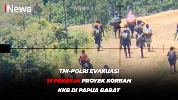 TNI-Polri Evakuasi 13 Pekerja Proyek Korban KKB di Papua Barat