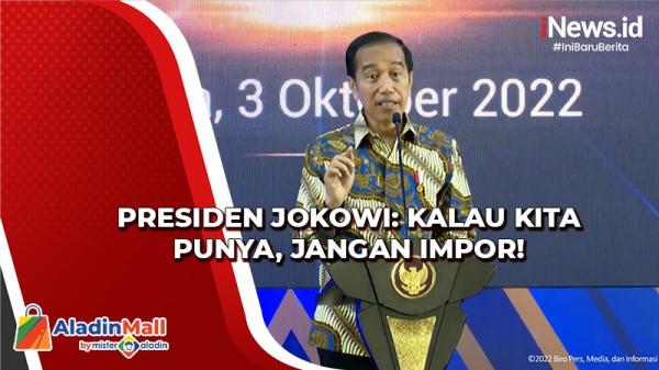 Jokowi Dorong Penggunaan Komoditas Dalam Negeri Hindari Impor