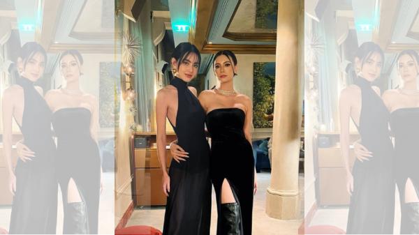 Tamara Dai berpose bersama artis Thailand, Davika Hoorne (Foto:IG Tamaradai)