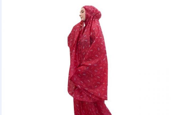 Tatuis Mukena Tiara Merah Marun. 