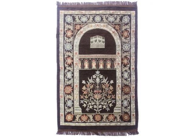 Tatuis Sajadah Tiara Cokelat