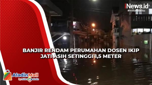 Banjir 1,5 Meter Rendam Perumahan Dosen IKIP Bekasi, Warga Belum Mengungsi