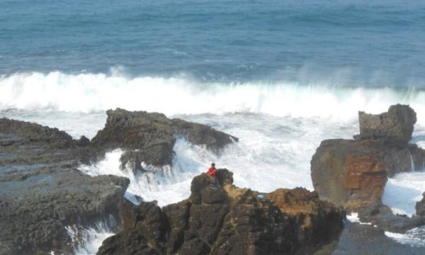 Pantai Keusik Luhur Pangandaran. (FOTO: ISTIMEWA)