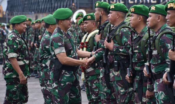 Pulang Dari Papua, 450 Prajurit Alugoro Kembali Ke Induk Satuan Kodam ...