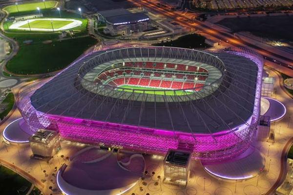 Caption: Daftar Stadion Piala Dunia 2022 Qatar. Stadion Ahmad Bin Ali. (Foto: Qatar2022.qa)