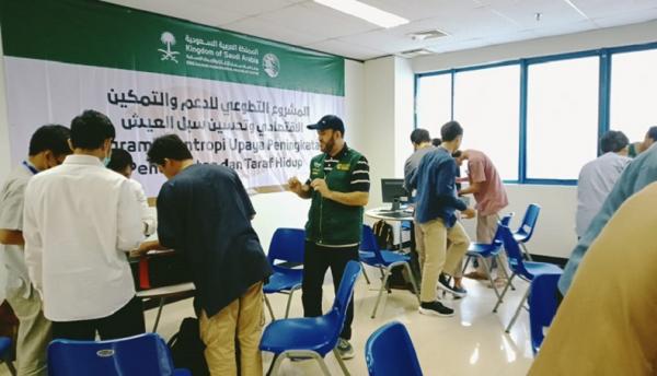 Peserta Antusias Ikuti Pelatihan Kewirausahaan dari Pusat Bantuan Sosial Raja Salman