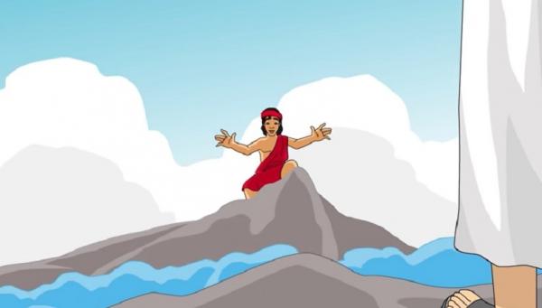 Cerita rakyat munculnya Selat Bali yang memisahkan Pulau Jawa dan Pulau Bali