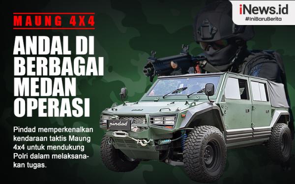 Infografis Maung 4X4 Andal di Berbagai Medan Operasi