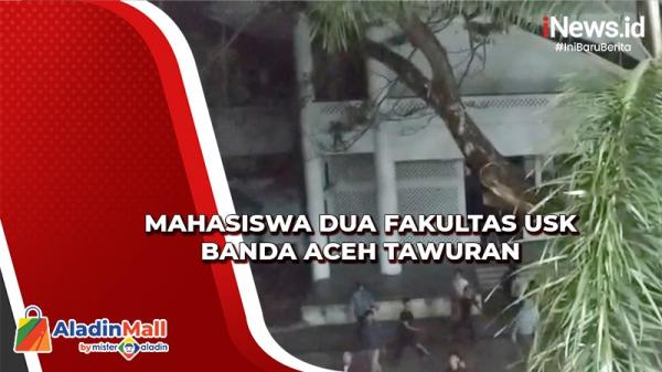 Sejumlah Sarana Kampus Hancur akibat Mahasiswa 2 Fakultas USK Banda Aceh Tawuran