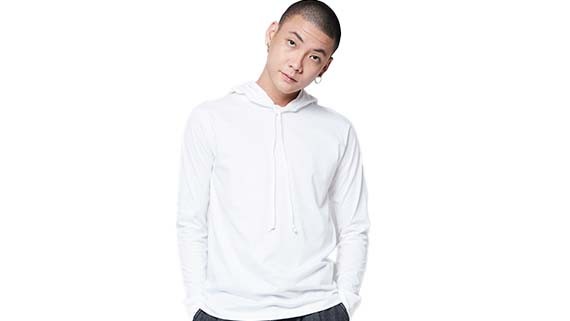 Yarnspindle Hoodie T-Shirt White Male