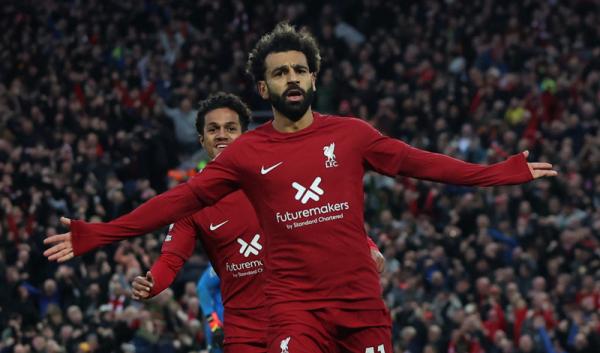 Mohamed Salah Liverpool menang 1-0 atas Manchester City pada pekan ke-10 Liga Inggris di Anfield Stadium, Minggu (16/10/2022) malam WIB. (Foto: REUTERS/Phil Noble)