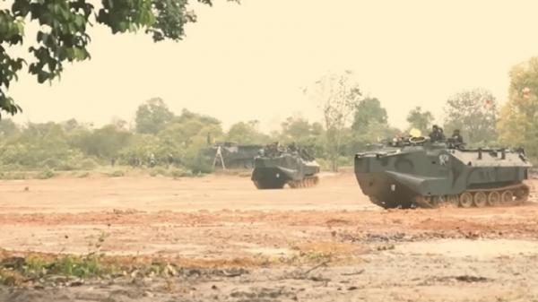 Marinir TNI AL Batalyon Infanteri Marinir memiliki satu peleton tempur khusus yang bertugas menjaga Selat Malaka. (Foto: Youtube Jenderal Andika Perkasa).