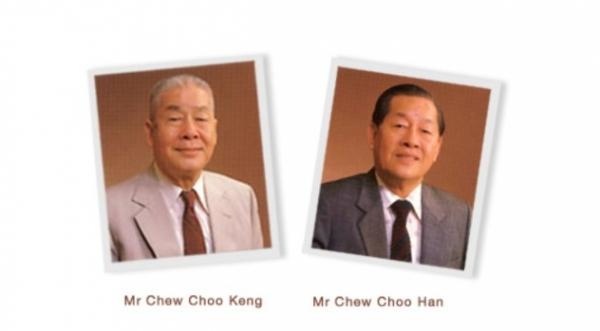 Pendiri Khong Guan, Chew Choo Keng dan Chew Choo Han. Foto: Dok Khong Guan