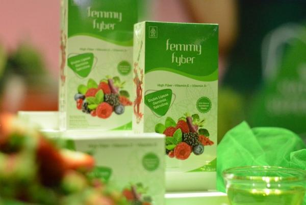 varian produk suplemen Femmy Fyber Salah satu varian produk suplemen Femmy, yaitu Femmy Fyber. (Foto: dok Bintang Toedjoe)
