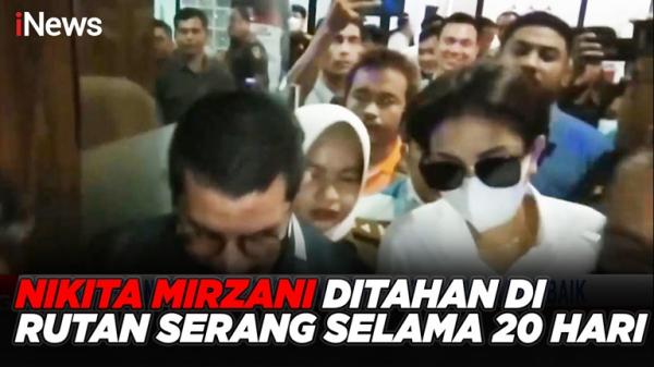 Nikita Mirzani Ditahan Di Rutan Serang Selama Hari Ke Depan