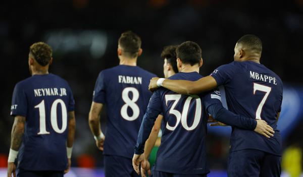 Paris Saint-Germain (PSG) bantai Klub Israel Maccabi Haifa pada matchday kelima Grup H Liga Champions di Stadion Parc des Princes, Rabu (25/10/2022). (Foto: Reuters)