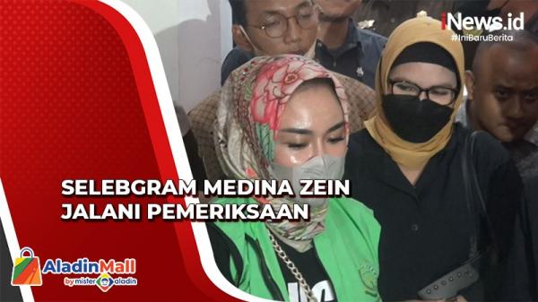 Selebgram Medina Zein Dijemput Tim Kejari Surabaya untuk Pemeriksaan