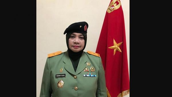 Brigjen TNI Faridah Faisal. (Foto: dilmilti-jakarta.go;id).