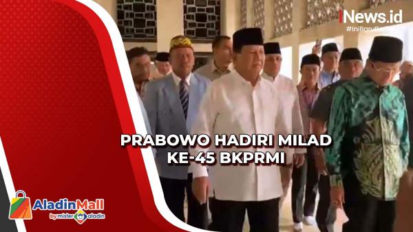 Prabowo Hadiri Milad ke-45 BKPRMI di Istiqlal, Ibu-Ibu Rebutan Swafoto