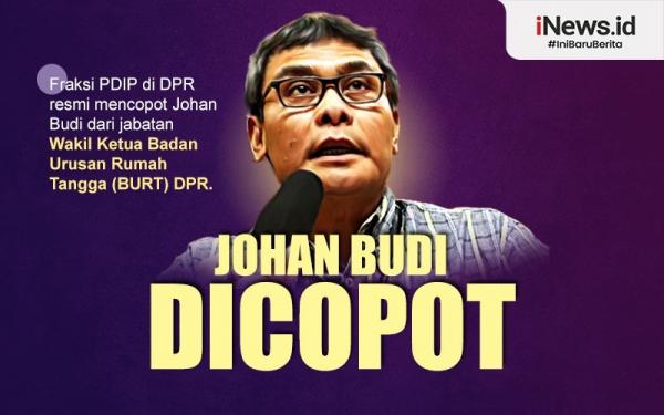 Infografis Johan Budi Dicopot dari Wakil Ketua BURT