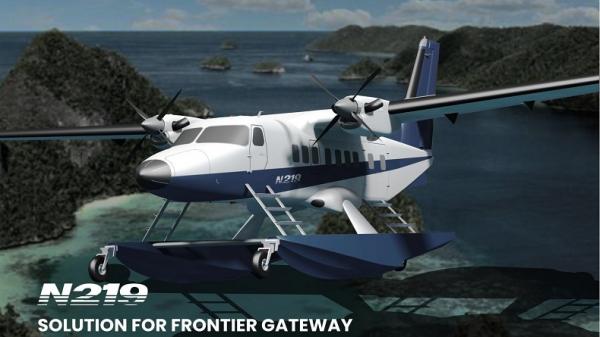 PTDI Perkenalkan Pesawat N219 Amfibi, Dapat Lepas Landas di Sungai dan Danau
