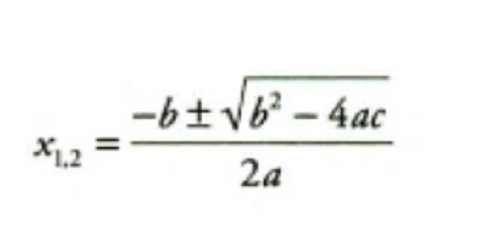 Rumus persamaan kuadrat math Rumus persamaan kuadrat