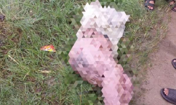 Mayat korban ditemukan terikat dan terbungkus seperti pocong. (Foto: ANTARA)