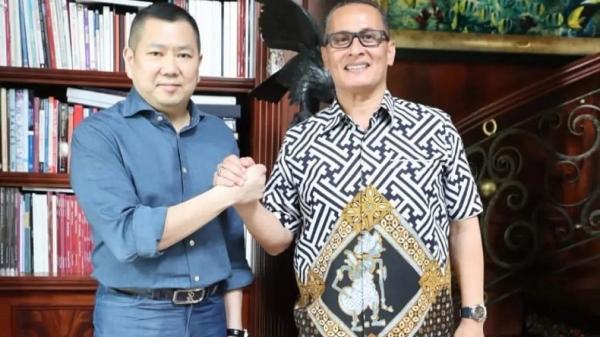 Ketua Umum Partai Perindo Hary Tanoesoedibjo bersama Sayed Abubakar (foto: Instagram Hary Tanoesoedibjo)
