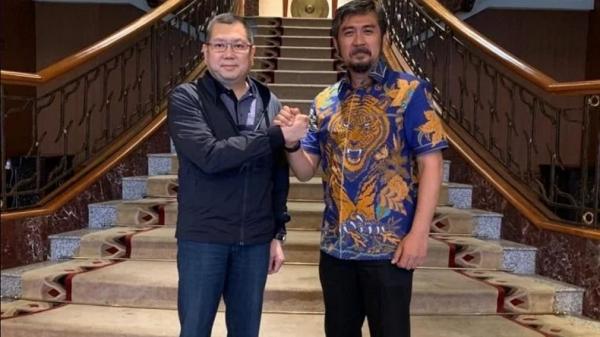 Ketua Umum Partai Perindo Hary Tanoesoedibjo bersama Ananda George (foto: Instagram Hary Tanoesoedibjo)