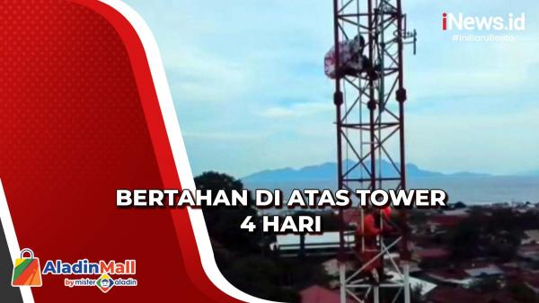 Minta Jokowi Bubarkan Partai Berhaluan Komunis, Pria di Sikka Panjat Tower