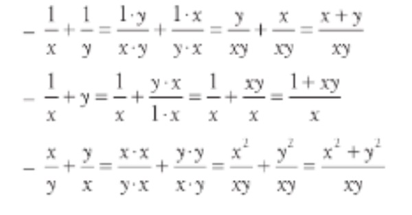 contoh pecahan aljabar