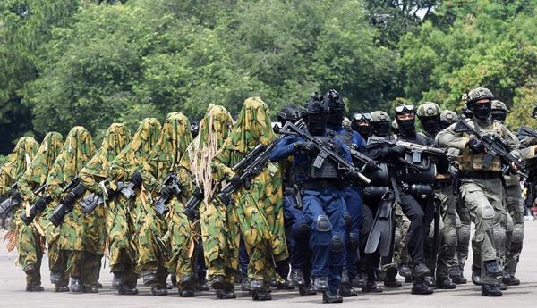 Korps Marinir Gelar Upacara Peringatan HUT ke-77