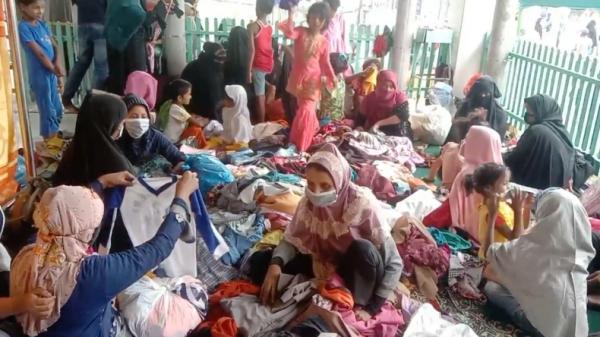 Etnis Rohingya Ratusan migran etnis Rohingya terdampar di Aceh Utara (Muhammad Jamal Yusuf/MNC Portal)