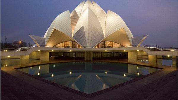 Kuil Teratai di India (Foto: Net/Ist)