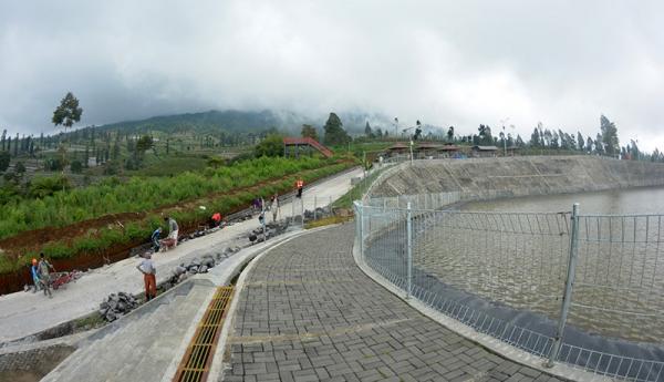 Embung Bansari bagian dari Gerakan Seribu Embung yang digagas Gubernur Jawa Tengah Ganjar Pranowo.