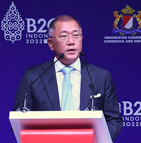 Executive Chair Hyundai Motor Group Euisun Chung Executive Chair Hyundai Motor Group (HMIG) Euisun Chung. (Foto: dok Hyundai)