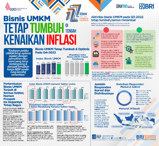 Indeks bisnis UMKM BRI Indeks bisnis UMKM BRI. (Foto: dok BRI)