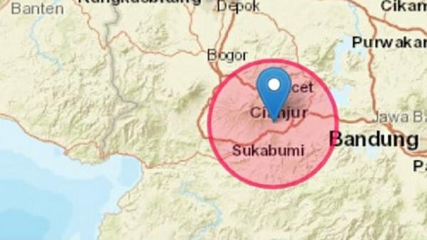 Gempa Magnitudo 5,6 Cianjur, Guncangan Dirasakan di 14 Wilayah Ini