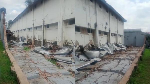 Benteng Lapas Kelas II B Cianjur Ambruk Akibat Gempa, Napi Tidak Ada ...